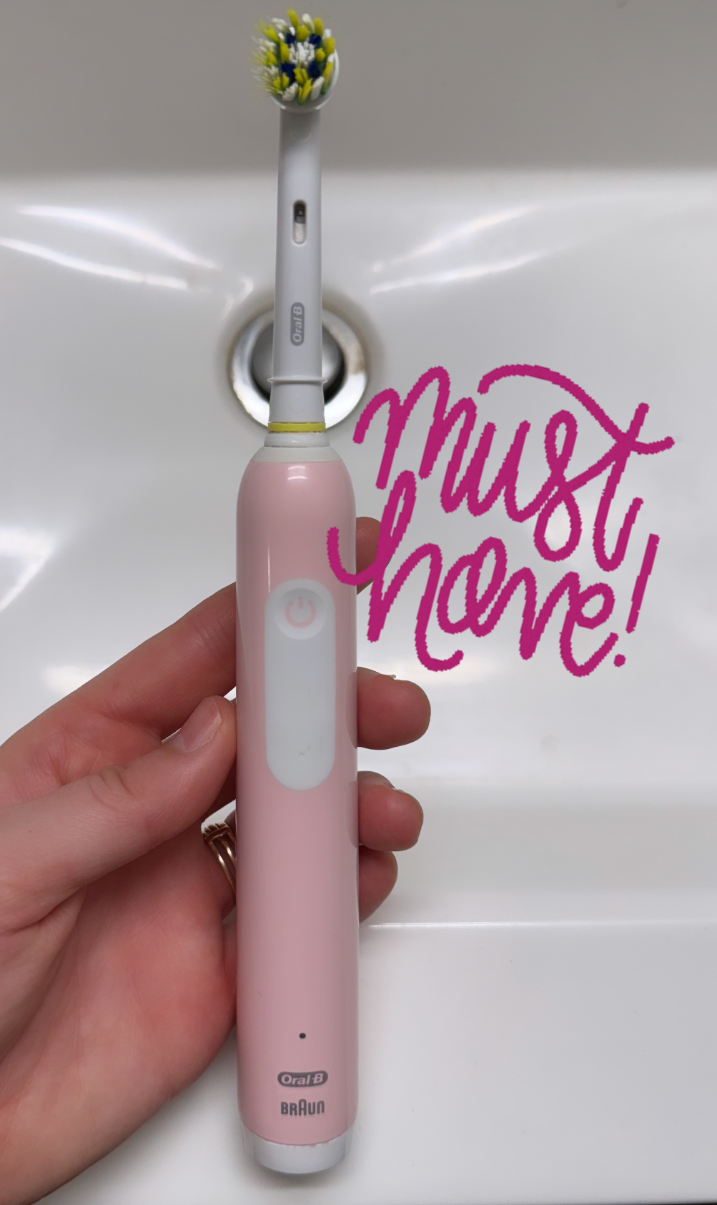 BRAUN OralB ピンク Amazon.com: Oral-B Pro 1000 Rechargeable Electric Toothbrush, Pink